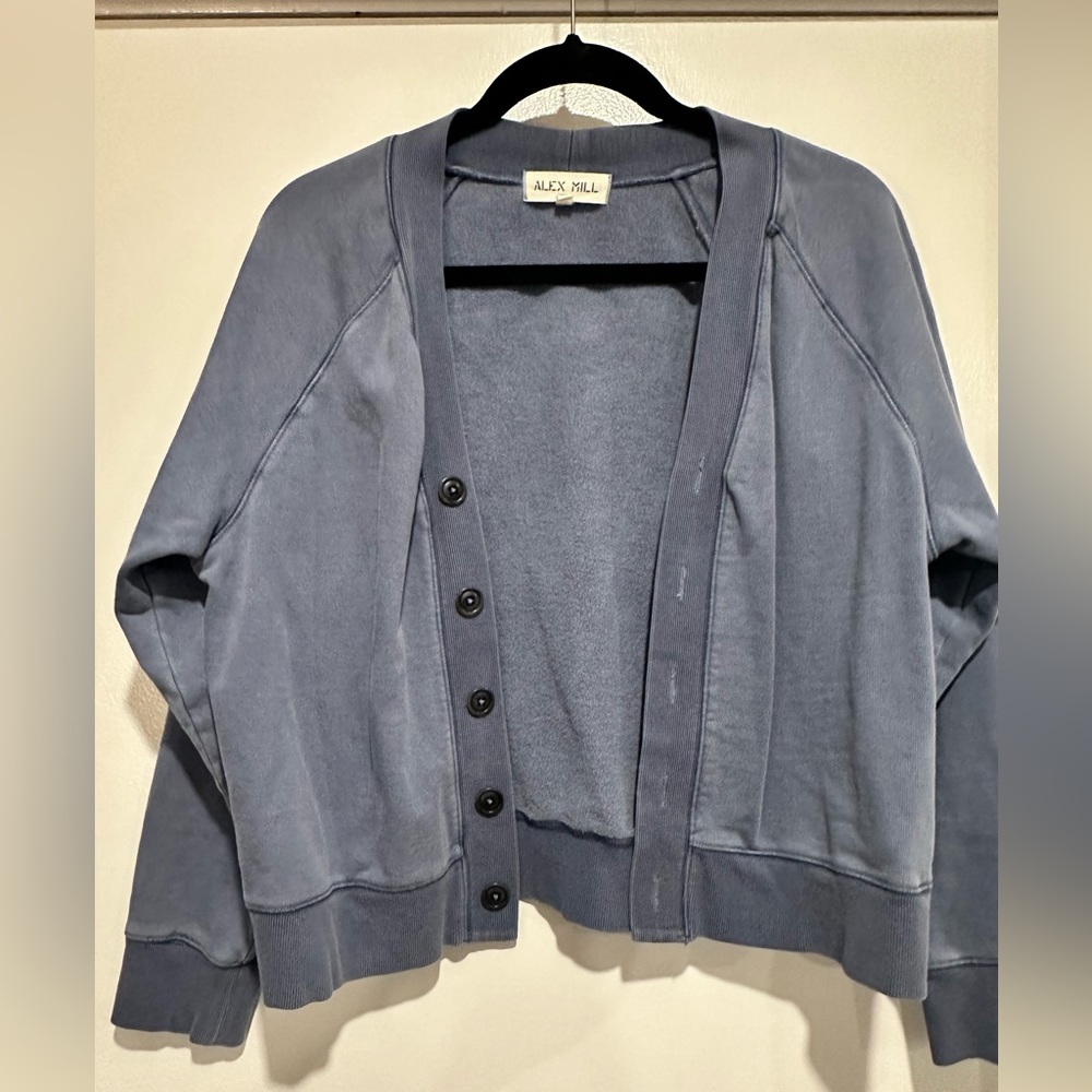 Alex Mill button up jersey cardigan
